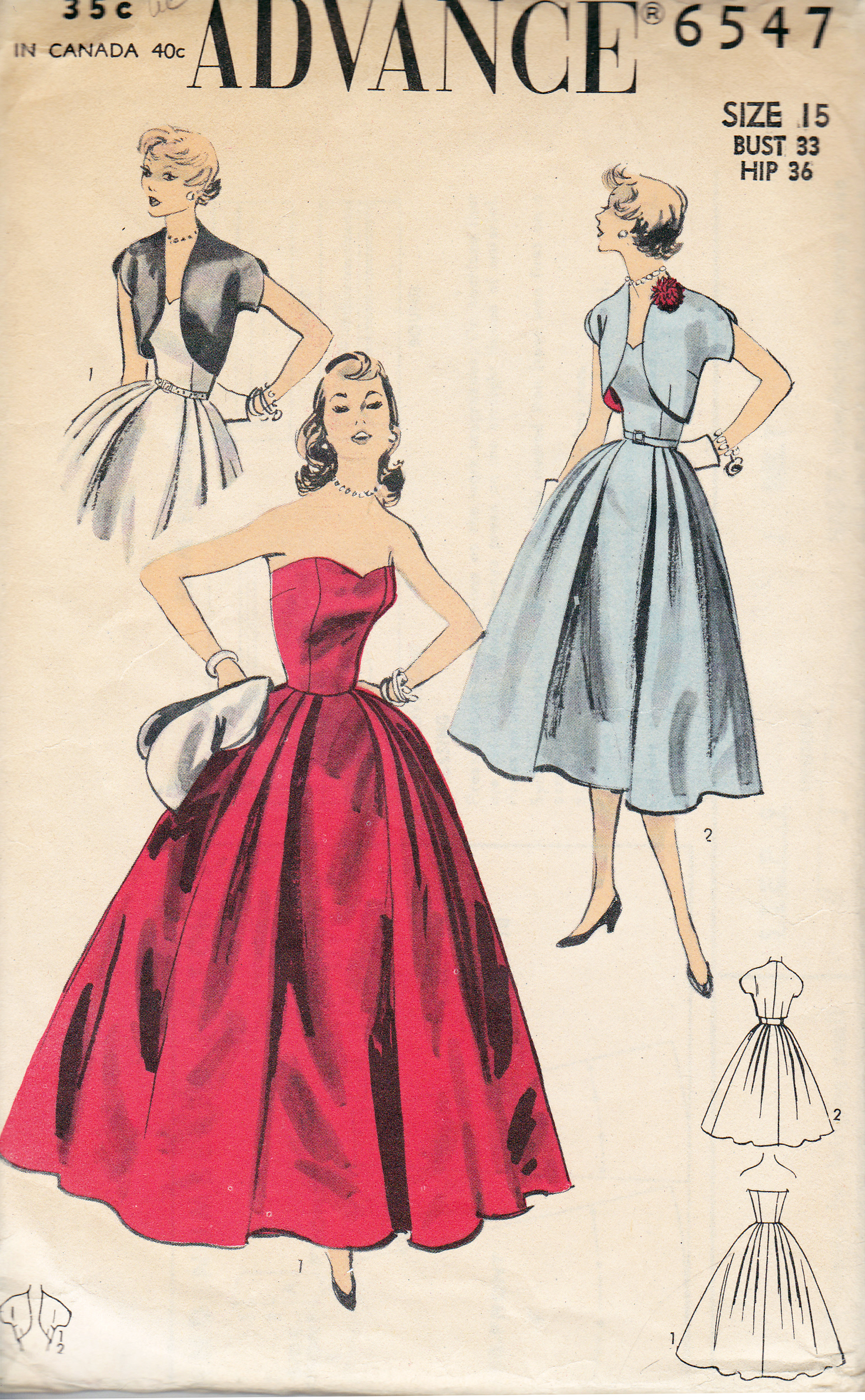 1950s Cocktail Dress Patterns